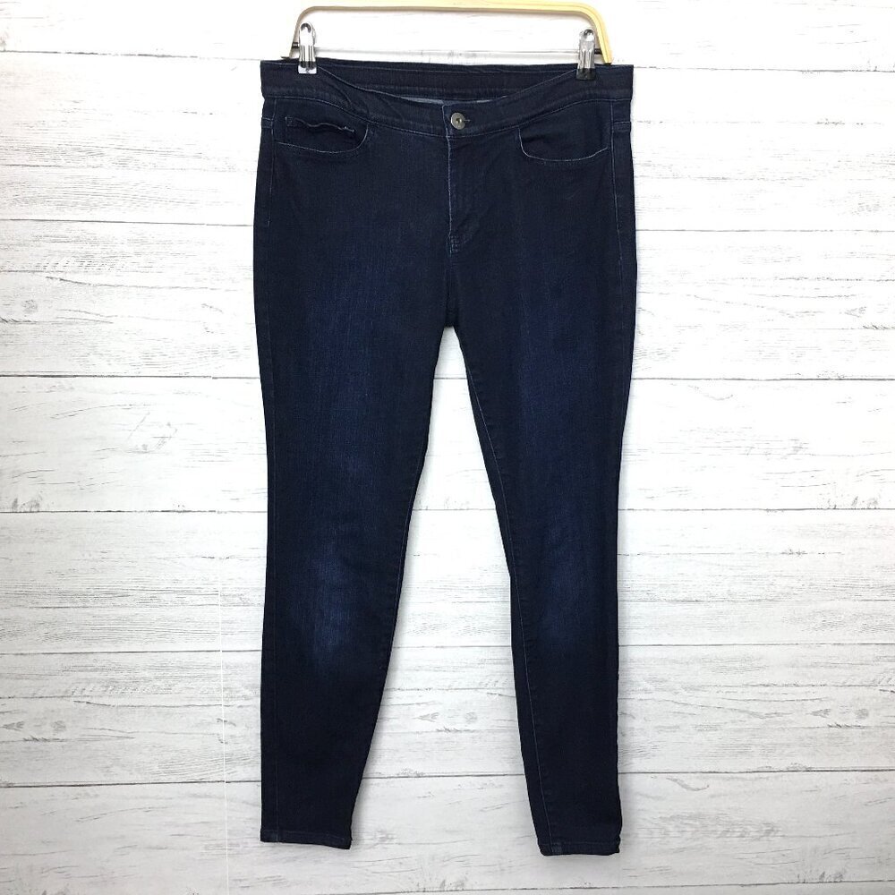 J. Jill Denim 5 Pocket Legging Jeans Dark Wash Stretch Jeggings size 10